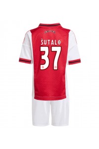 Ajax Josip Sutalo #37 Babytruitje Thuis tenue Kind 2025-26 Korte Mouw (+ Korte broeken)